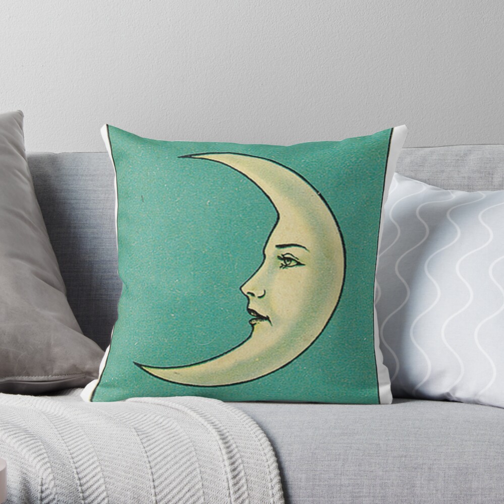 Luna Tarot Throw Pillow