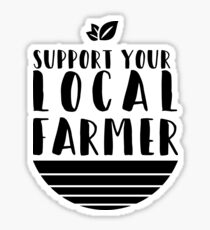 Support Your Local Farmer T-Shirt Sticker