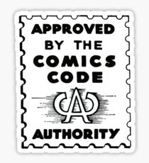 Pegatina Código de cómic