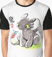 Watercolor dragon Graphic T-Shirt