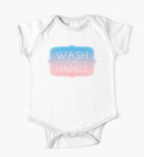 Wash Your Hands (sunset) One Piece - Short Sleeve