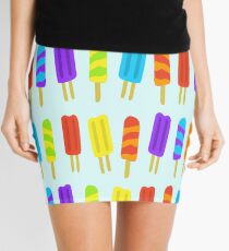 Ice Pop Pattern Frezzer Lolly Paleta Icy Pole Mini Skirt