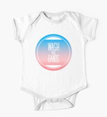 Wash Your Hands (round sunset) One Piece - Short Sleeve