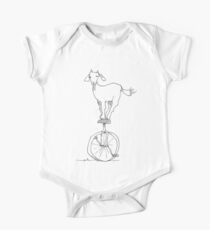 Goat on a unicycle One Piece - Short Sleeve