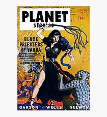 Black Priestess of Varda - Planet Stories Photographic Print