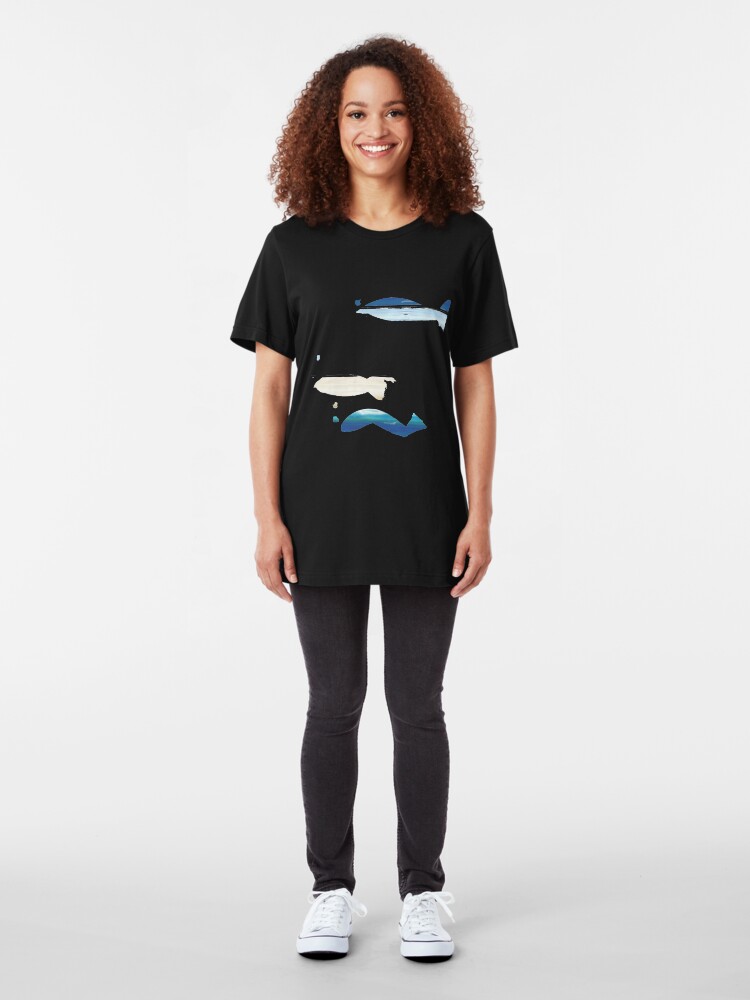 Alternative Ansicht von Expressive Fishes Slim Fit T-Shirt