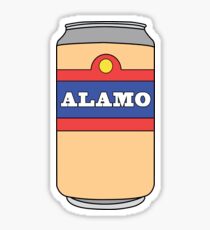 Pegatina Lata de cerveza Alamo