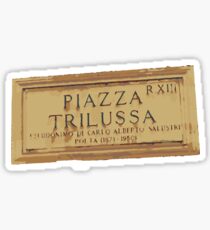 Piazza Trilussa Sticker