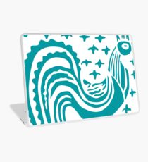 Weinlese-Pyrex Butterprint-Hahn Laptop Folie