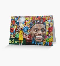 Lebron Greeting Card