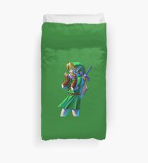 Legend of Zelda Link with Ocarina Duvet Cover