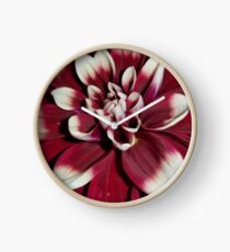 Red flowers Clock