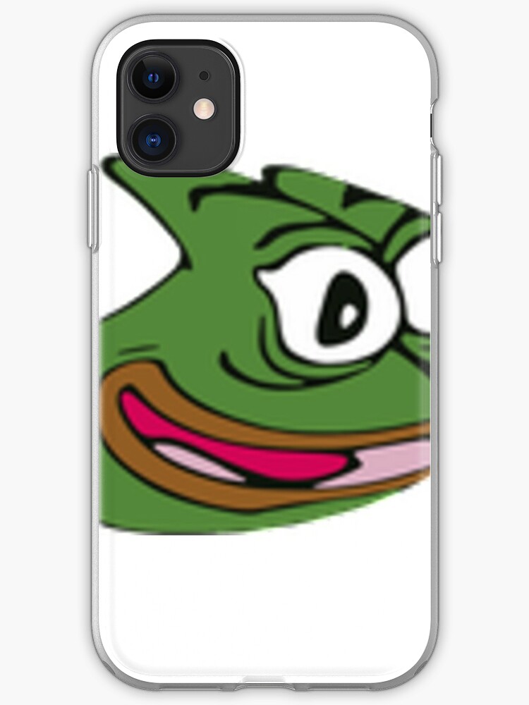 Pepega Iphone Case By Nukerainn - how to use emotes in roblox kat