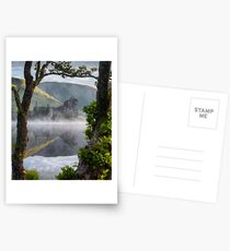 Kilchurn Castle shrouded in Mist - Argyll Postcards
