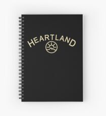 Cuaderno de espiral ropa de rancho corazón