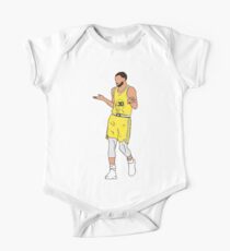 Body de manga corta para bebé Steph Curry Shrug