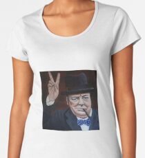 Winston Churchill Women's Premium T-Shirt
