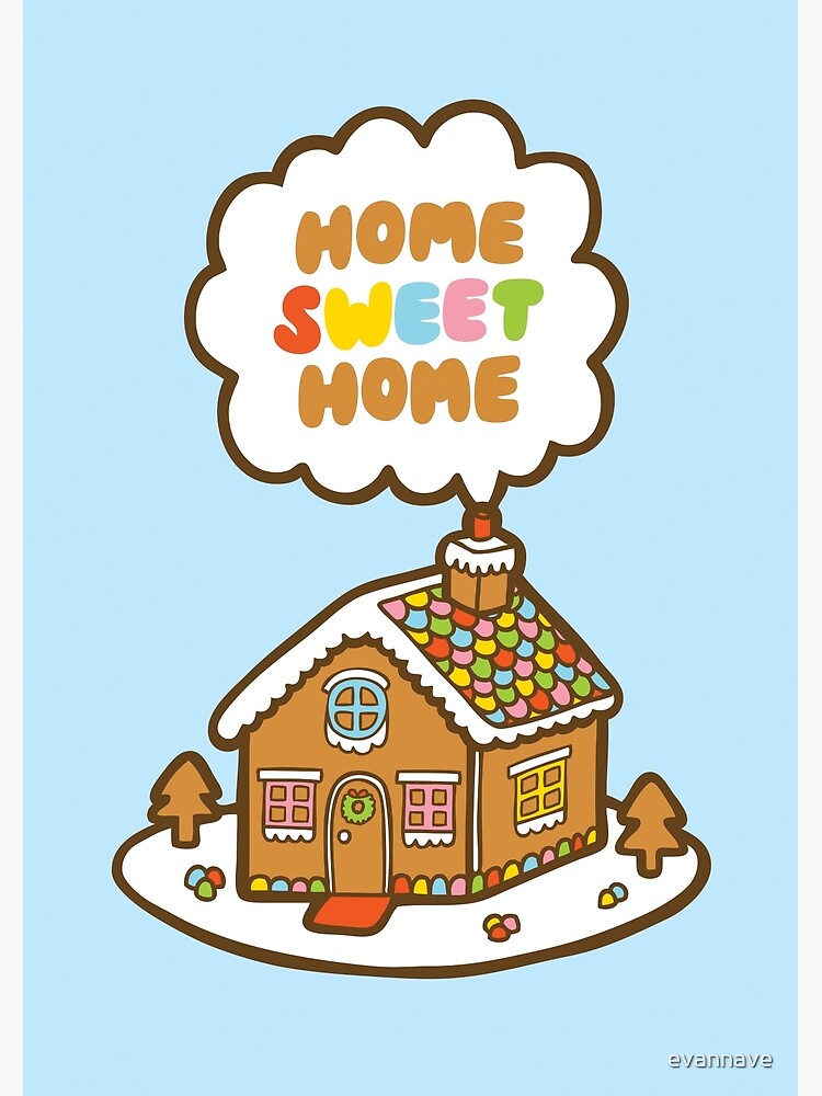Home Sweet Home Gingerbread House by evannave