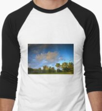 Lake Reflection Men's Baseball ¾ T-Shirt