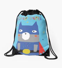 Super-Duper Hero Drawstring Bag