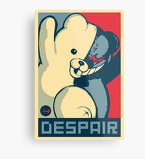 Lienzo metálico Monokuma: Vota por la última desesperación