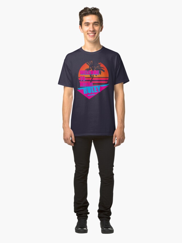 Alternate view of Welcome To Miami - Roley Classic T-Shirt
