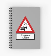 Froggers Likely Spiral Notebook