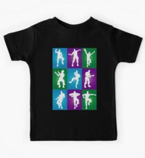 Fortnite Dances - color Kids Tee
