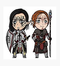 Xander and Evie Photographic Print