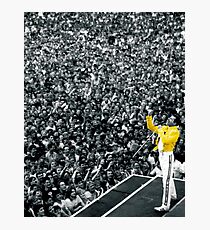 Lámina fotográfica Chaqueta de Fredddie Mercury Rock Concert Yellow