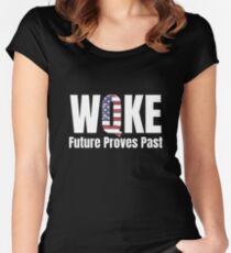 WQKE Future Proves Past - Q Anon Fitted Scoop T-Shirt