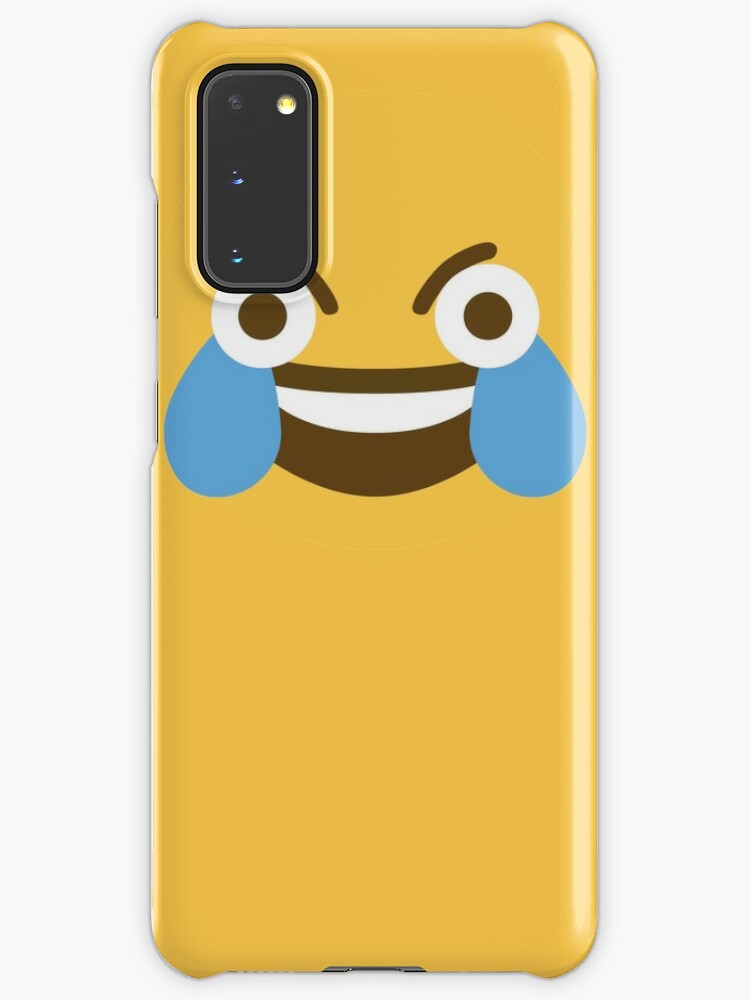 Open Eyed Laughing Crying Emoji Case Skin For Samsung Galaxy By Inoobe Redbubble - happy roblox noob iphone case by inoobe