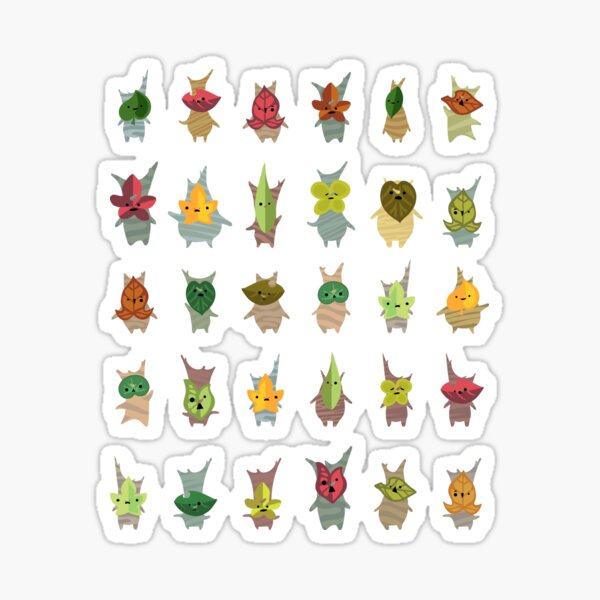 Cute Korok Seeds Stickers Redbubble