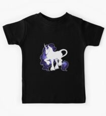 Die Mähne der Spiralsterne - Galaxy Unicorn - Kinder T-Shirt