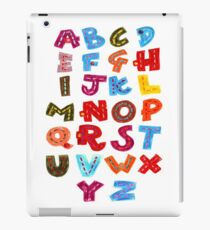 Alphabet iPad Case/Skin
