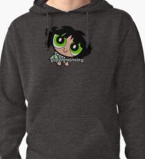 Powerpuff Girls Buttercup Sleepyhead Good Morning Pullover Hoodie
