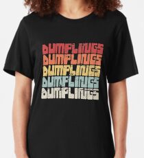 Vintage Chinese Soup Dumplings Gift Slim Fit T-Shirt