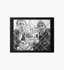 STRAIGHT OUTTA SCRANTON Art Board Print