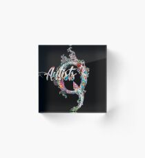 Q Anon - 8chan Autists Acrylic Block