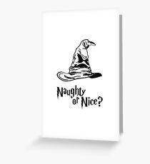 Naughty or Nice? Greeting Card