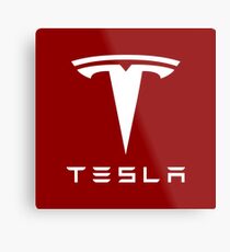 tesla Metal Print