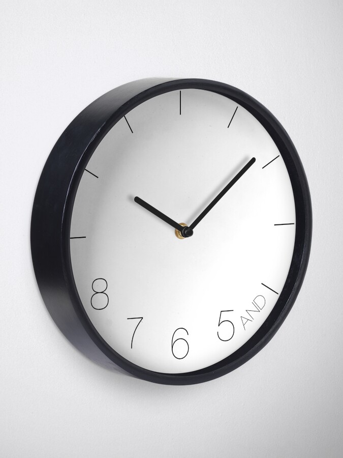 Alternate view of Dancer's Clock | Gifts for Dancers Clock