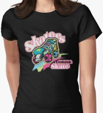 Skaters Gonna Skate Women's Fitted T-Shirt