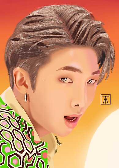 "BTS IDOL Namjoon" Photographic Print by fayetheartist | Redbubble