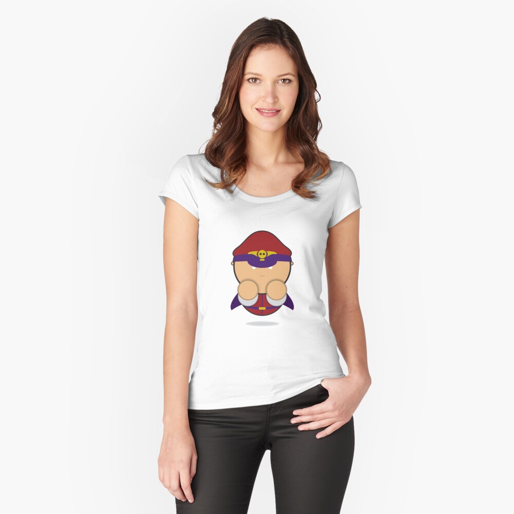 M. Bison Fitted Scoop T-Shirt
