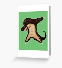 Tupfender Pangolin - Liebe gefährdete Pangolins Grußkarte