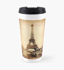 "Vintage Love" for Eiffel Tower Travel Mug