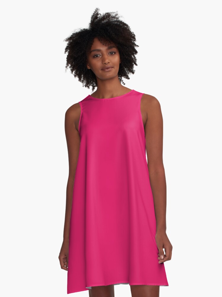 Ruby Red Color Dress