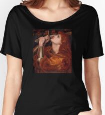Joan of Arc, Dante Gabriel Rossetti Women's Relaxed Fit T-Shirt