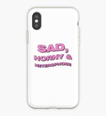 SAD, HORNY & HETEROPHOBE iPhone-Hülle & Cover